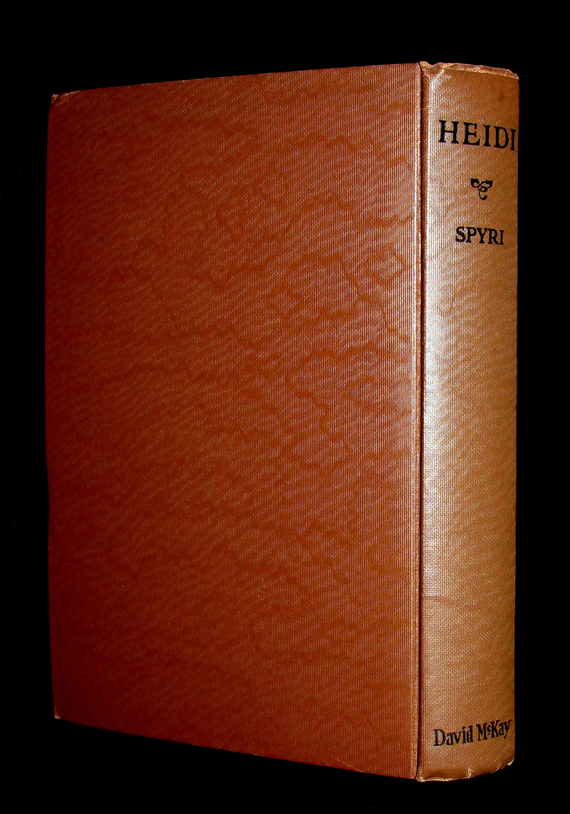 1940 Rare Book -  HEIDI by Johanna Spyri Illustrated by Anne Anderson.