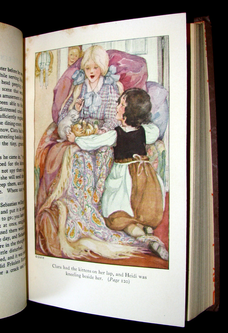 1940 Rare Book -  HEIDI by Johanna Spyri Illustrated by Anne Anderson.