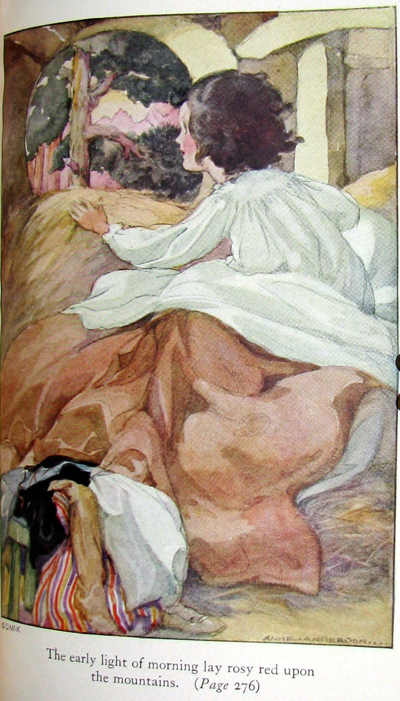 1940 Rare Book -  HEIDI by Johanna Spyri Illustrated by Anne Anderson.