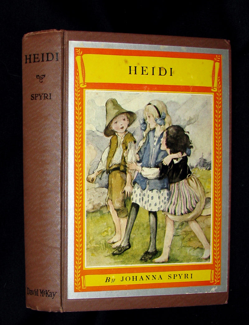 1940 Rare Book -  HEIDI by Johanna Spyri Illustrated by Anne Anderson.
