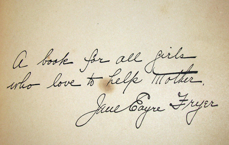 1912 Rare Cooking Book - THE MARY FRANCES COOK BOOK Or Adventures Among The Kitchen People