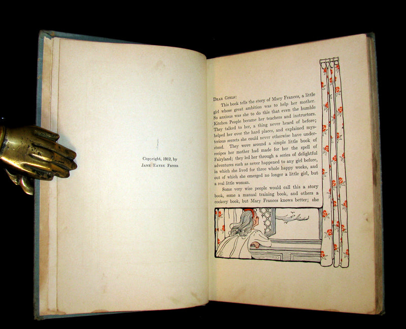 1912 Rare Cooking Book - THE MARY FRANCES COOK BOOK Or Adventures Among The Kitchen People