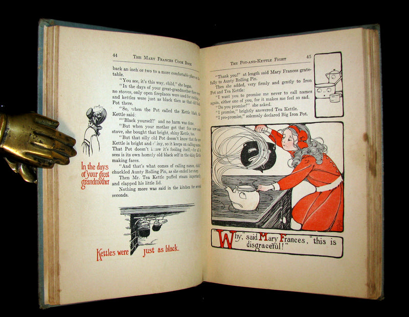 1912 Rare Cooking Book - THE MARY FRANCES COOK BOOK Or Adventures Among The Kitchen People