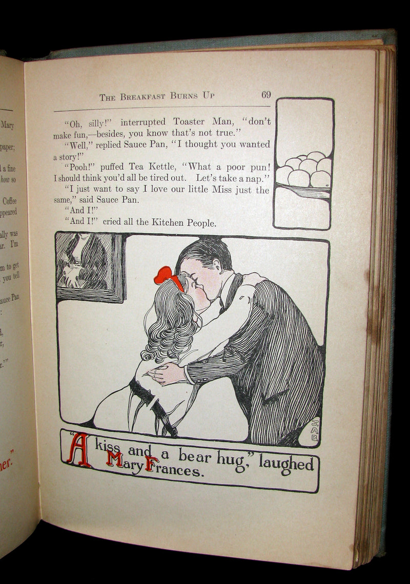 1912 Rare Cooking Book - THE MARY FRANCES COOK BOOK Or Adventures Among The Kitchen People