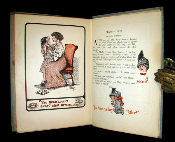 1912 Rare Cooking Book - THE MARY FRANCES COOK BOOK Or Adventures Among The Kitchen People