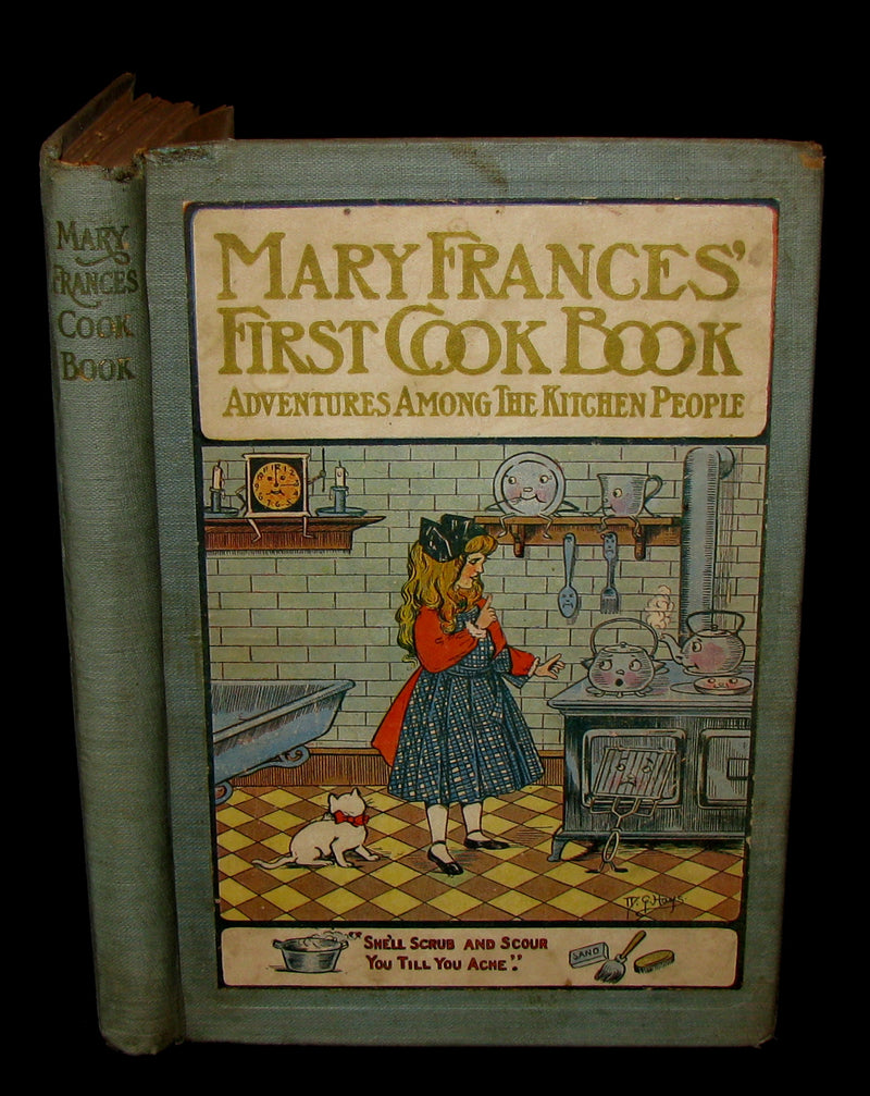 1912 Rare Cooking Book - THE MARY FRANCES COOK BOOK Or Adventures Among The Kitchen People