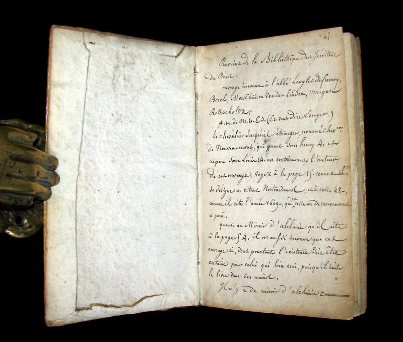 1612 Scarce Alchemy French vellum Book - Le Chimiste ou Conservateur Francois - Philosopher's stone