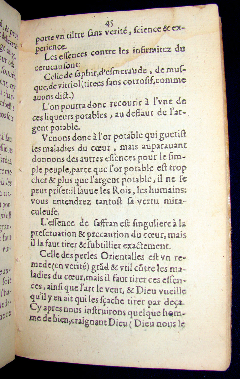 1612 Scarce Alchemy French vellum Book - Le Chimiste ou Conservateur Francois - Philosopher's stone