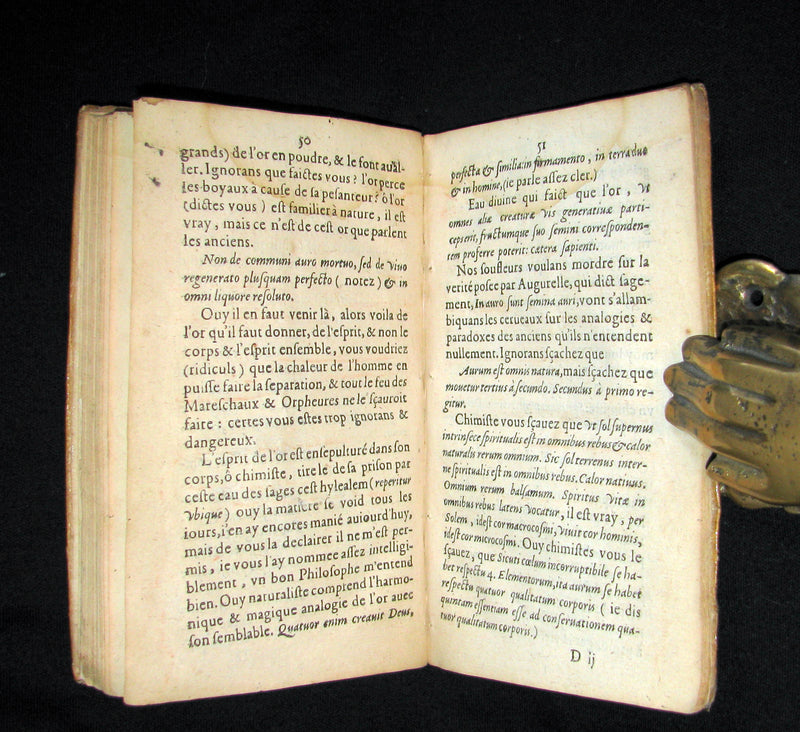 1612 Scarce Alchemy French vellum Book - Le Chimiste ou Conservateur Francois - Philosopher's stone