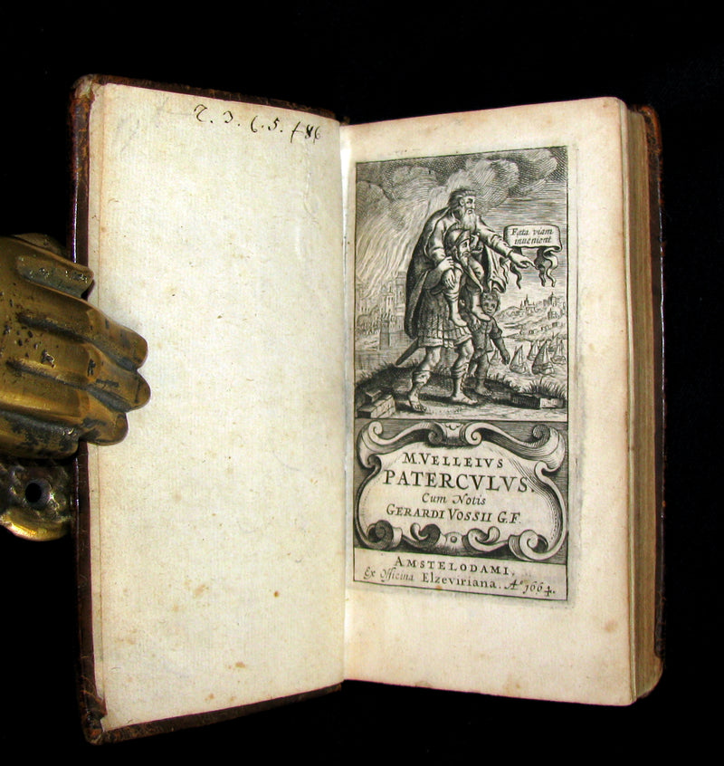 1664 Rare Latin Book - ROMAN HISTORY -  Historiae Romanae by Marcus Velleius Paterculus