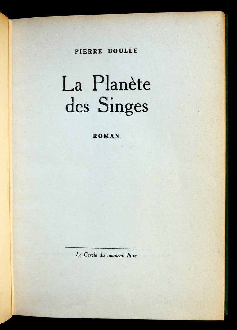 1963 Rare First Limited Edition #866 - La Planete des Singes (The Planet of the Apes) by Pierre Boulle.