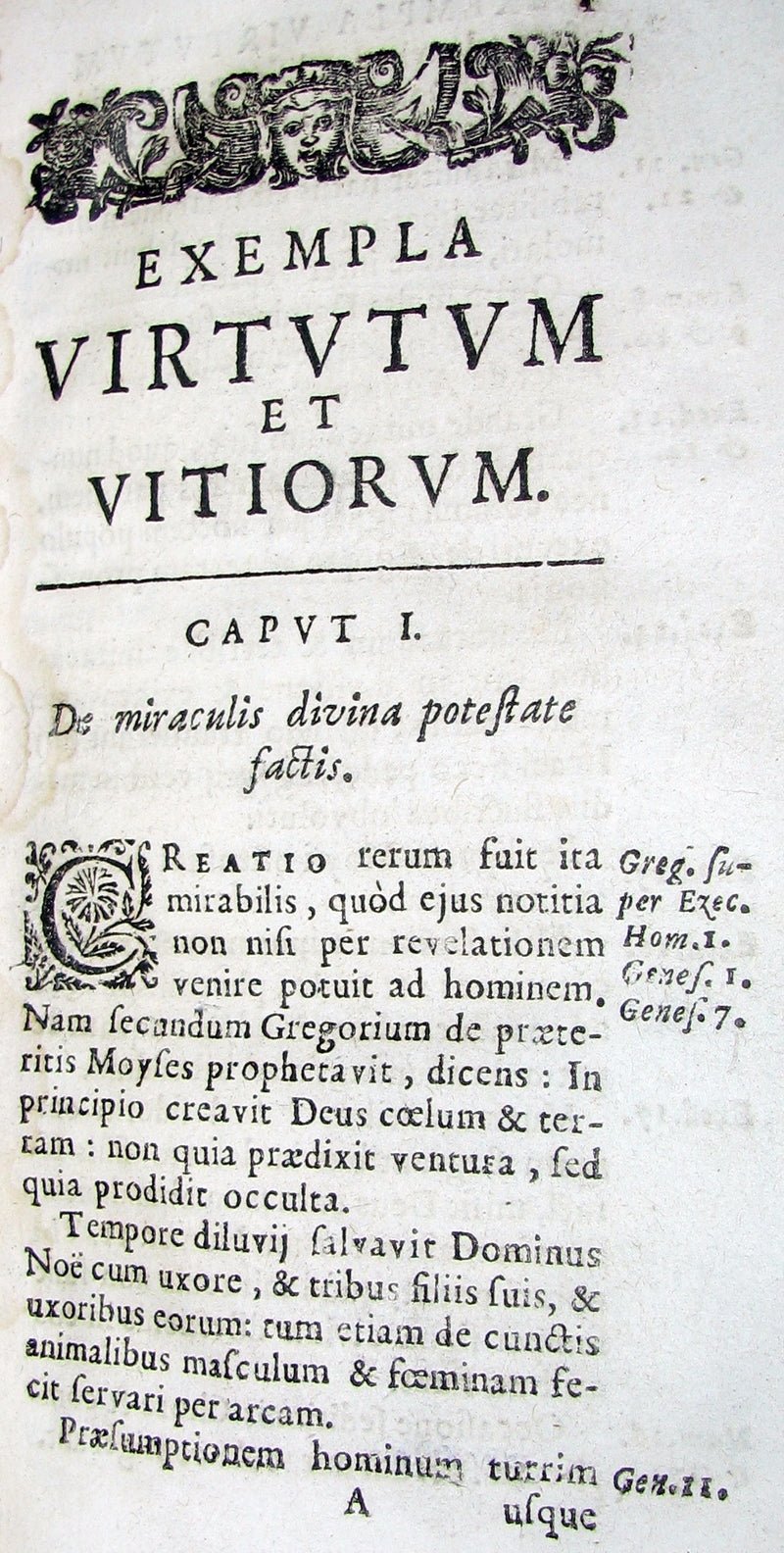 1680 Scarce Latin Book - Nicolas de Hanapes - Exemples of Virtue and Vice - Virtutum vitiorumque exempla.