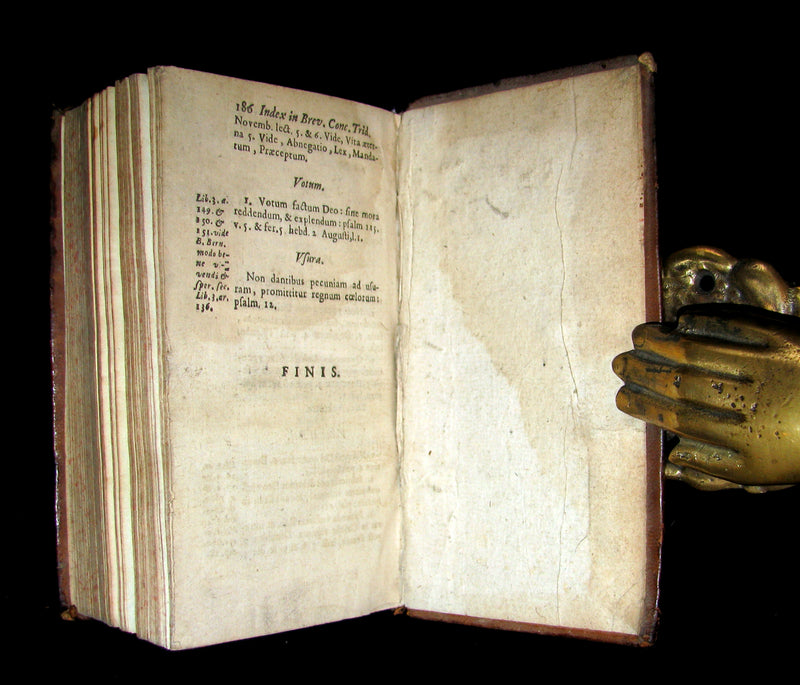 1680 Scarce Latin Book - Nicolas de Hanapes - Exemples of Virtue and Vice - Virtutum vitiorumque exempla.