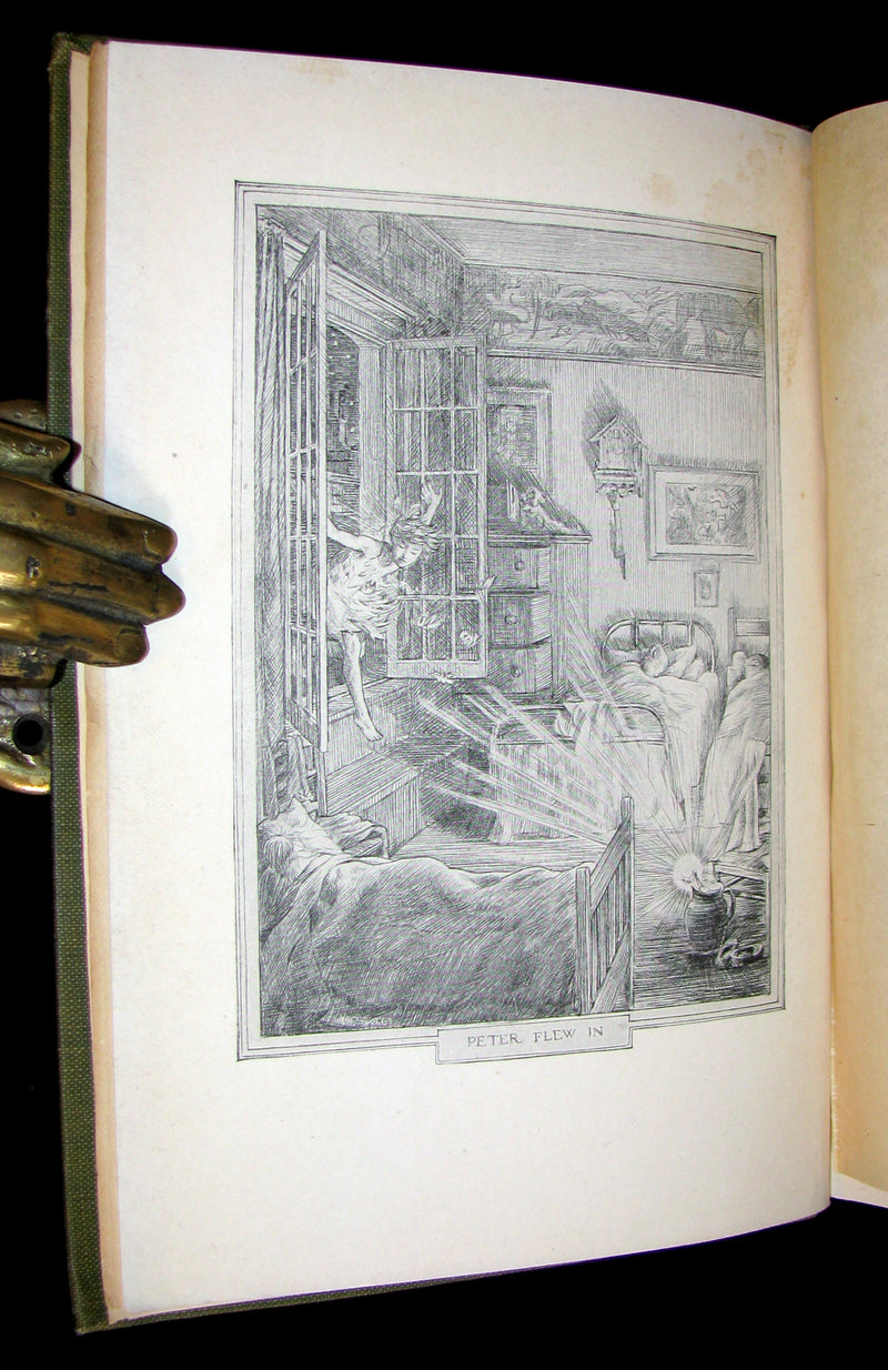 1911 Rare Book - Peter Pan 1stED - Peter and Wendy by J.M. Barrie - Illustrated by Bedford.