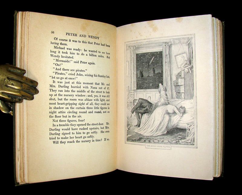 1911 Rare Book - Peter Pan 1stED - Peter and Wendy by J.M. Barrie - Illustrated by Bedford.