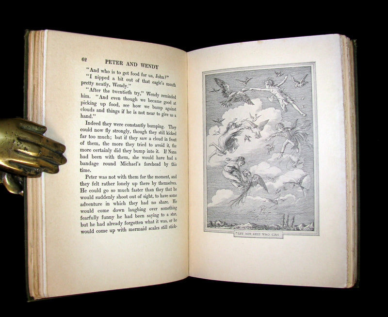 1911 Rare Book - Peter Pan 1stED - Peter and Wendy by J.M. Barrie - Illustrated by Bedford.