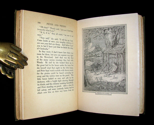 1911 Rare Book - Peter Pan 1stED - Peter and Wendy by J.M. Barrie - Illustrated by Bedford.