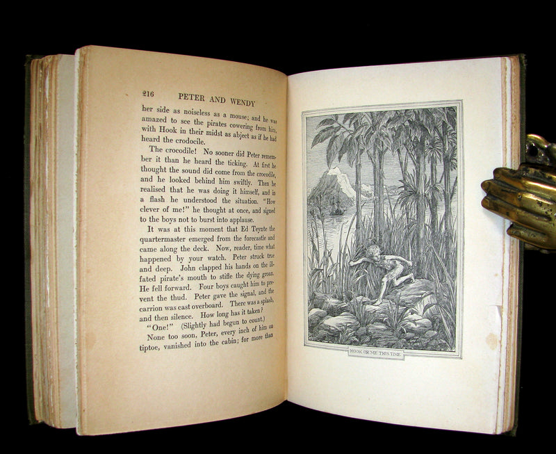 1911 Rare Book - Peter Pan 1stED - Peter and Wendy by J.M. Barrie - Illustrated by Bedford.