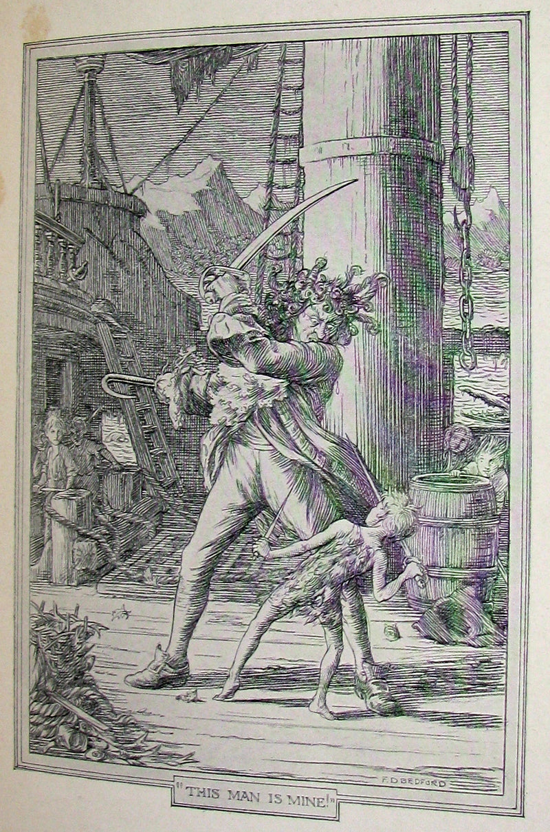 1911 Rare Book - Peter Pan 1stED - Peter and Wendy by J.M. Barrie - Illustrated by Bedford.