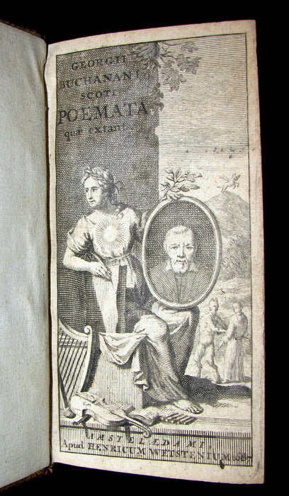 1687 Rare Book - GEORGII BUCHANANI SCOTI POEMATA - Scottish Poems by Buchanan