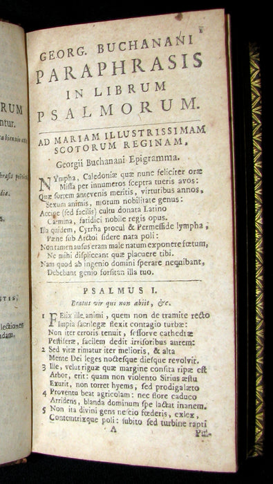 1687 Rare Book - GEORGII BUCHANANI SCOTI POEMATA - Scottish Poems by Buchanan