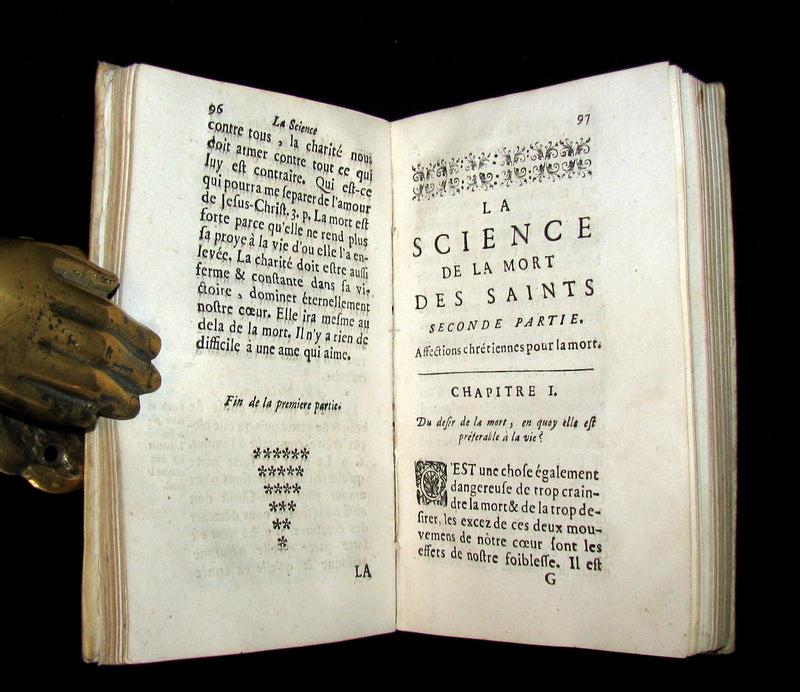 1692 Scarce French Vellum Book - POITIERS - Jean Bouzonie - The Science of the Death of the Saints.