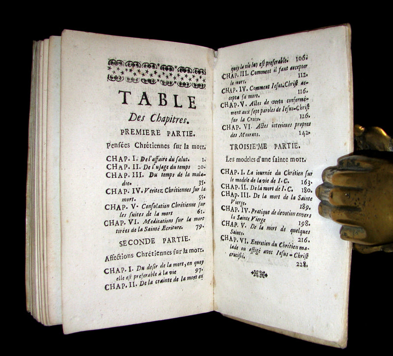 1692 Scarce French Vellum Book - POITIERS - Jean Bouzonie - The Science of the Death of the Saints.
