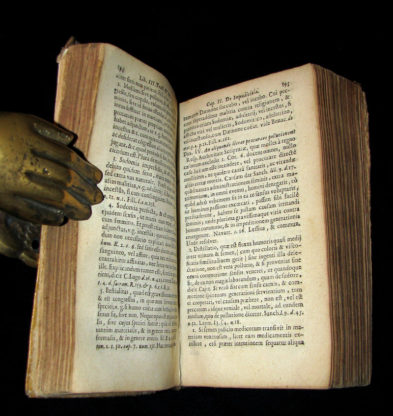 1669 Rare Latin vellum Book - Medulla Theologiae Moralis by Hermann Busenbaum, Jesuit.