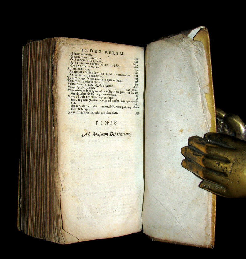 1669 Rare Latin vellum Book - Medulla Theologiae Moralis by Hermann Busenbaum, Jesuit.