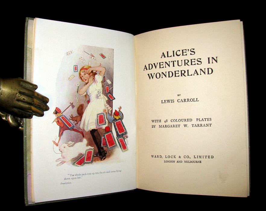 1920 Rare Book - Alice's Adventures in Wonderland illustrated by Tarrant.