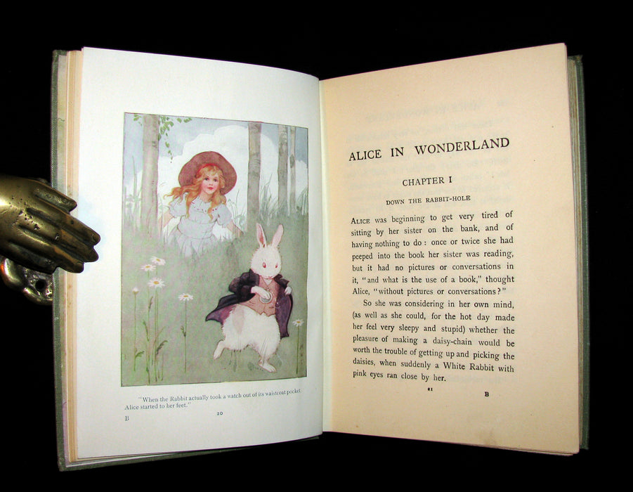 1920 Rare Book - Alice's Adventures in Wonderland illustrated by Tarrant.