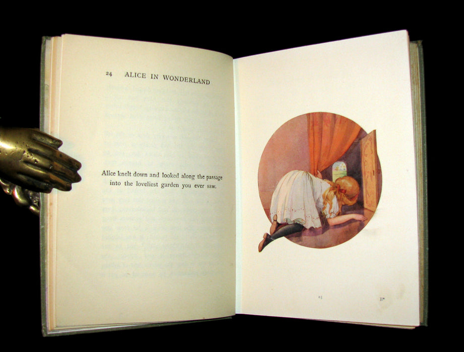 1920 Rare Book - Alice's Adventures in Wonderland illustrated by Tarrant.