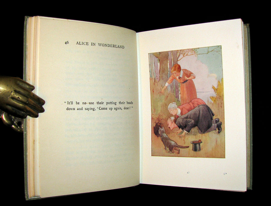 1920 Rare Book - Alice's Adventures in Wonderland illustrated by Tarrant.