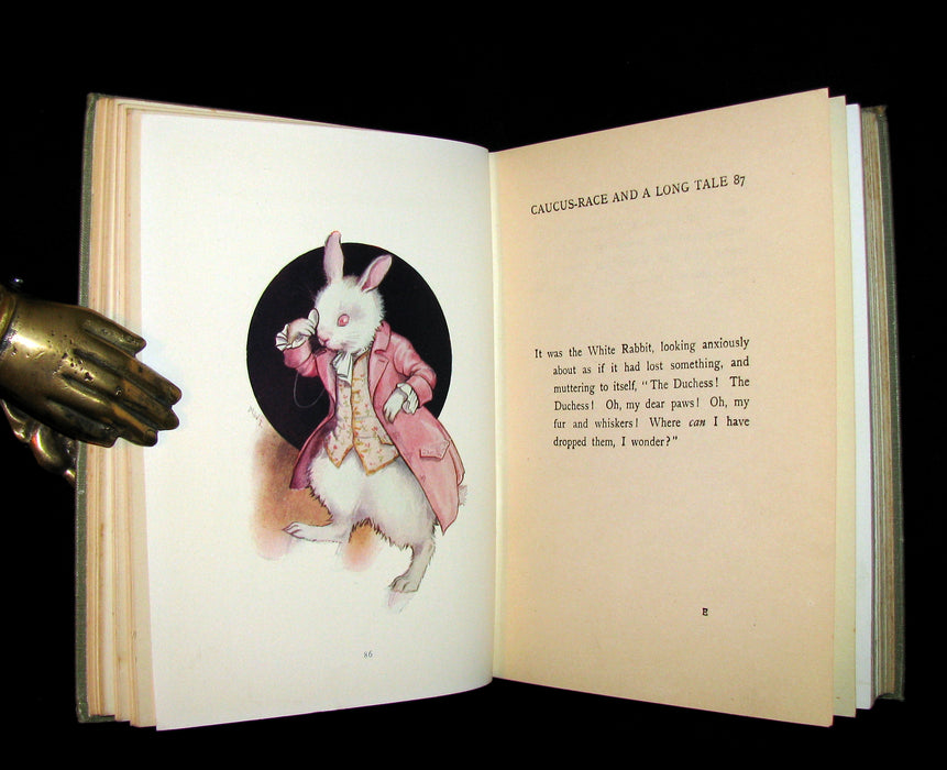 1920 Rare Book - Alice's Adventures in Wonderland illustrated by Tarrant.