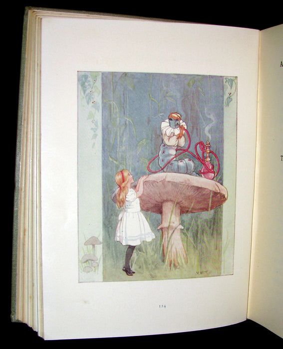 1920 Rare Book - Alice's Adventures in Wonderland illustrated by Tarrant.