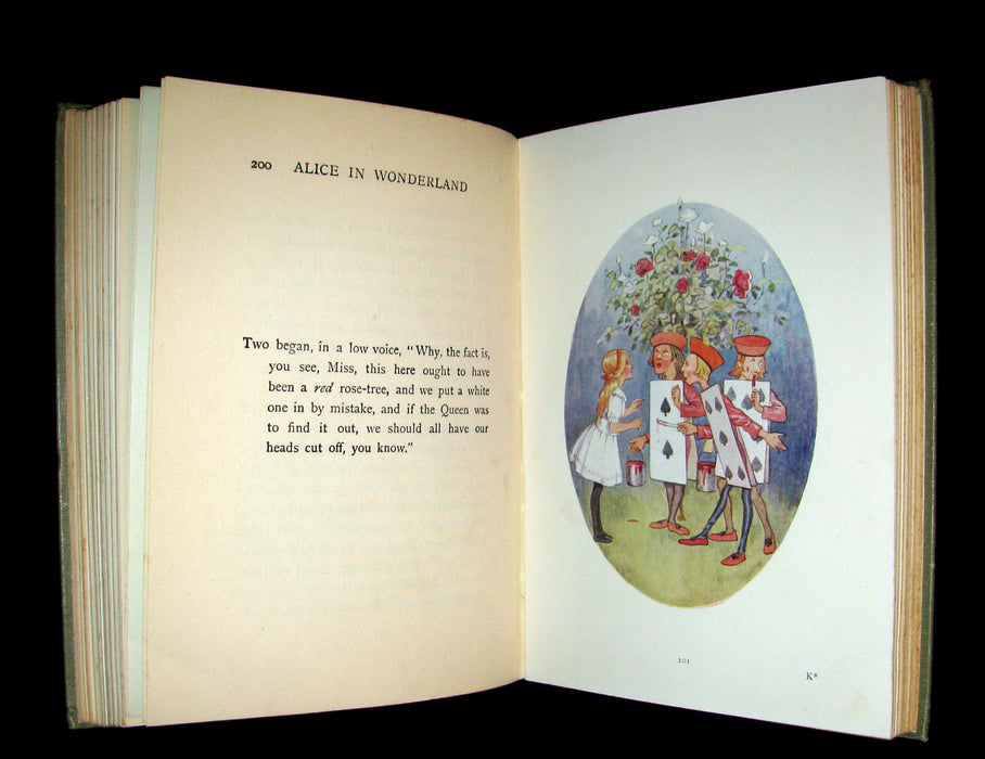 1920 Rare Book - Alice's Adventures in Wonderland illustrated by Tarrant.