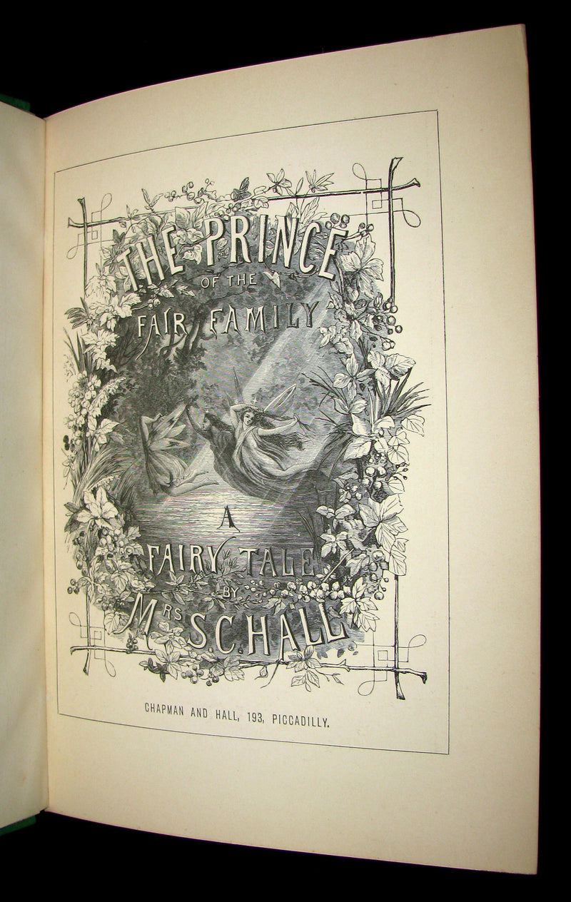 1866 Rare Book - The Prince of the Fair Family. A Fairy Tale by Anna Maria Hall.