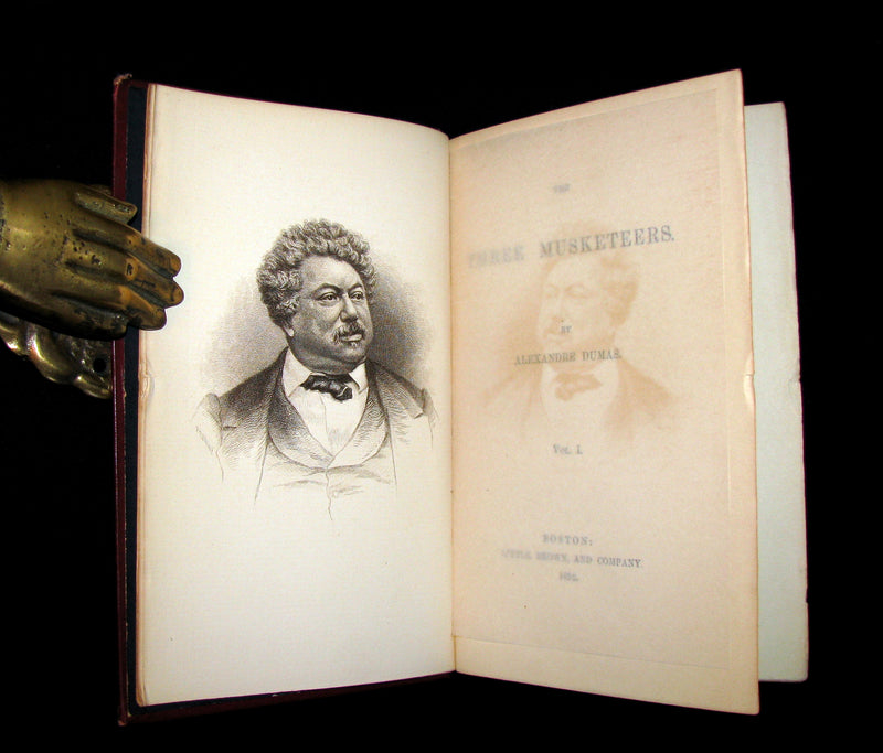 1892 Rare Book set - The Three Musketeers by Alexandre Dumas.