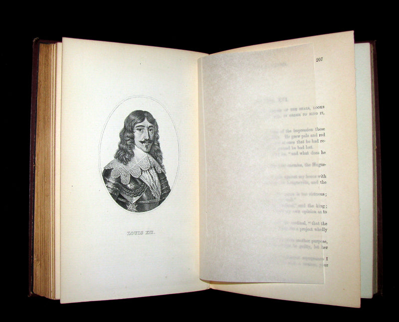1892 Rare Book set - The Three Musketeers by Alexandre Dumas.