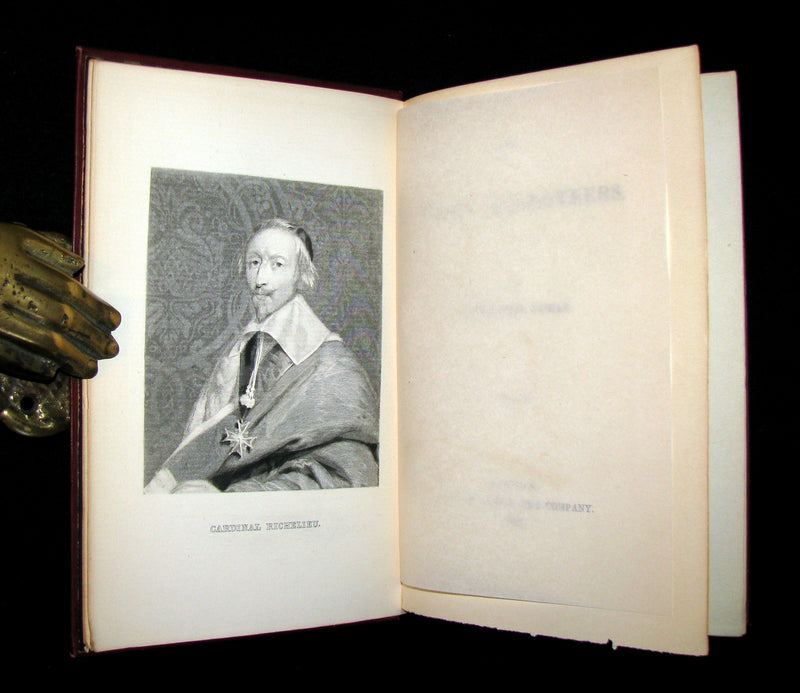 1892 Rare Book set - The Three Musketeers by Alexandre Dumas.