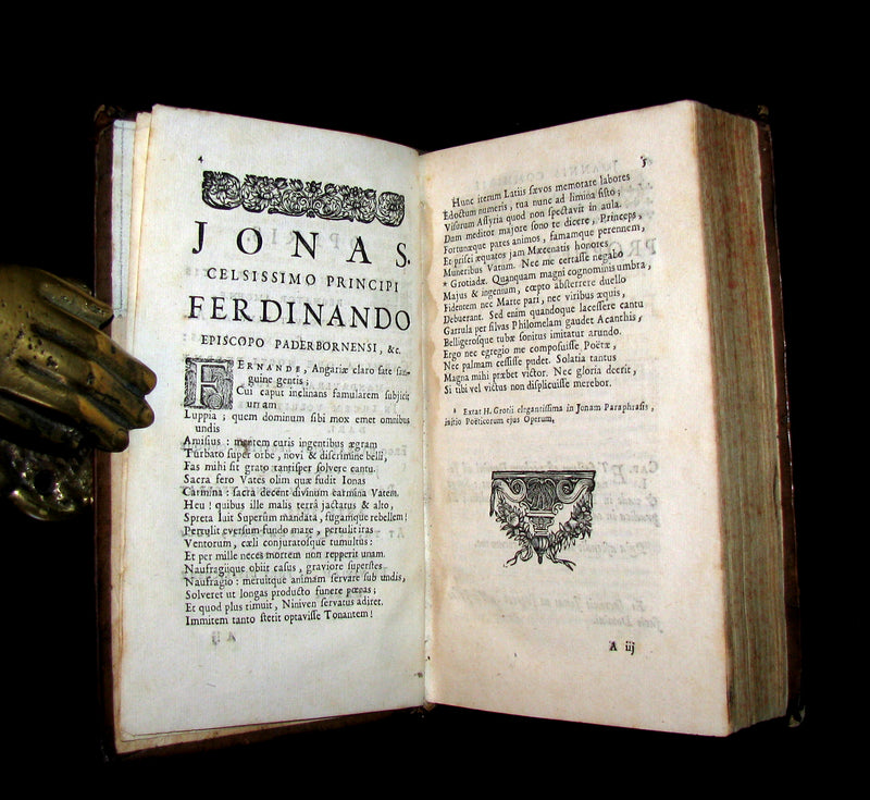 1689 Scarce Book - Odes, Fables, Epigrams by Jean Commire. Joannis Commirii CARMINA.