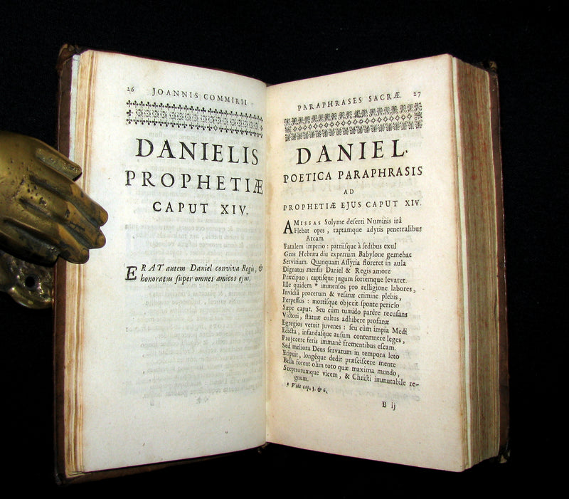 1689 Scarce Book - Odes, Fables, Epigrams by Jean Commire. Joannis Commirii CARMINA.