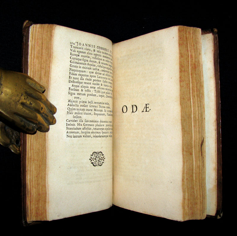 1689 Scarce Book - Odes, Fables, Epigrams by Jean Commire. Joannis Commirii CARMINA.