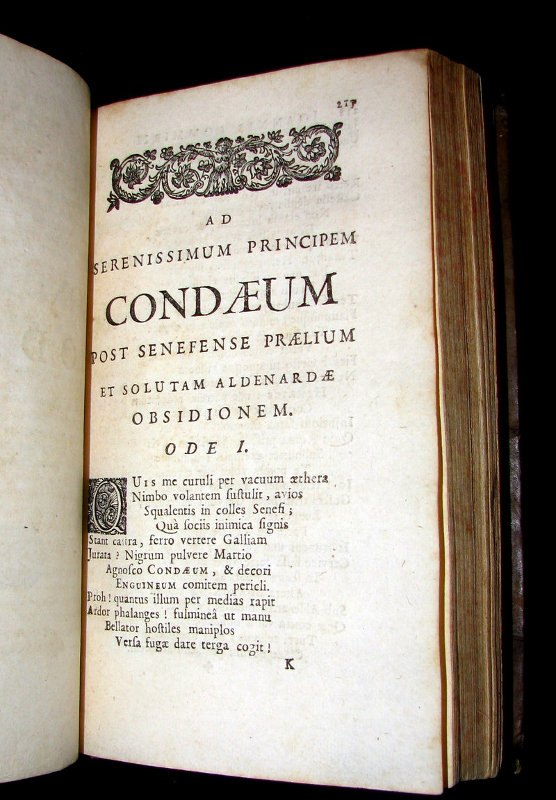 1689 Scarce Book - Odes, Fables, Epigrams by Jean Commire. Joannis Commirii CARMINA.