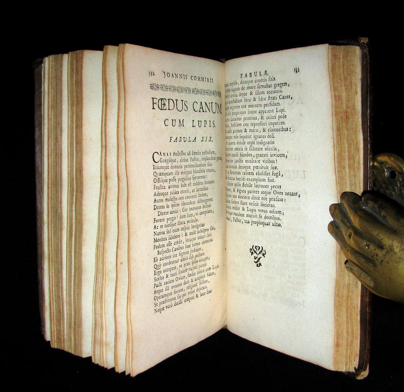 1689 Scarce Book - Odes, Fables, Epigrams by Jean Commire. Joannis Commirii CARMINA.