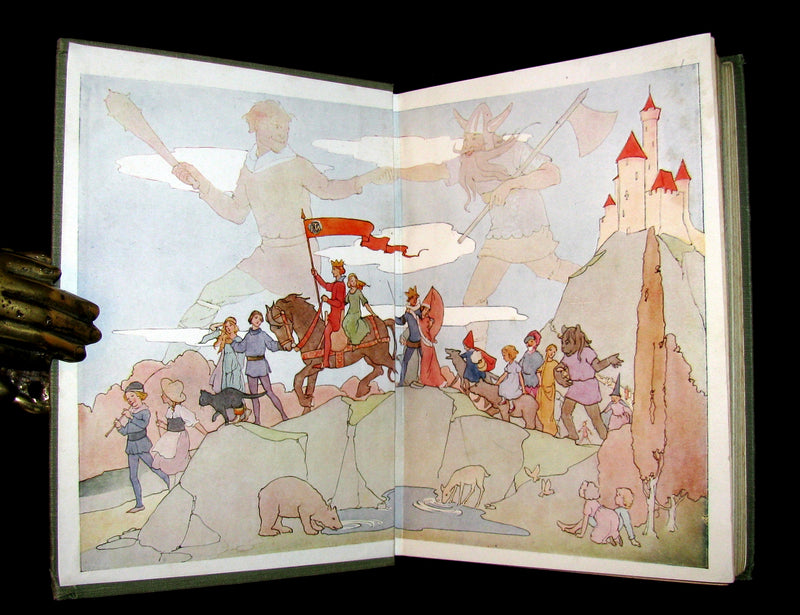 1922 Rare Book -  FAIRY TALES with 48 Coloured Plates By Margaret W. Tarrant.
