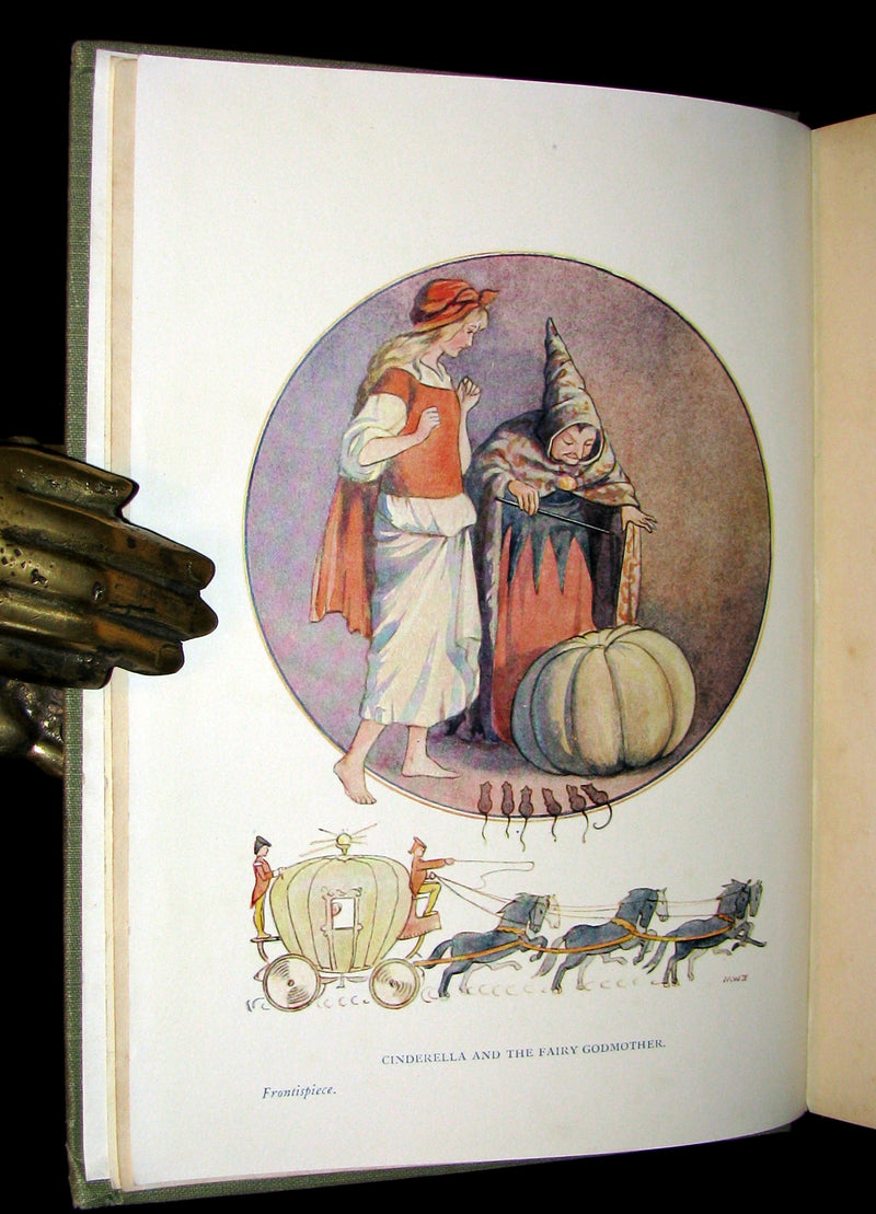 1922 Rare Book -  FAIRY TALES with 48 Coloured Plates By Margaret W. Tarrant.