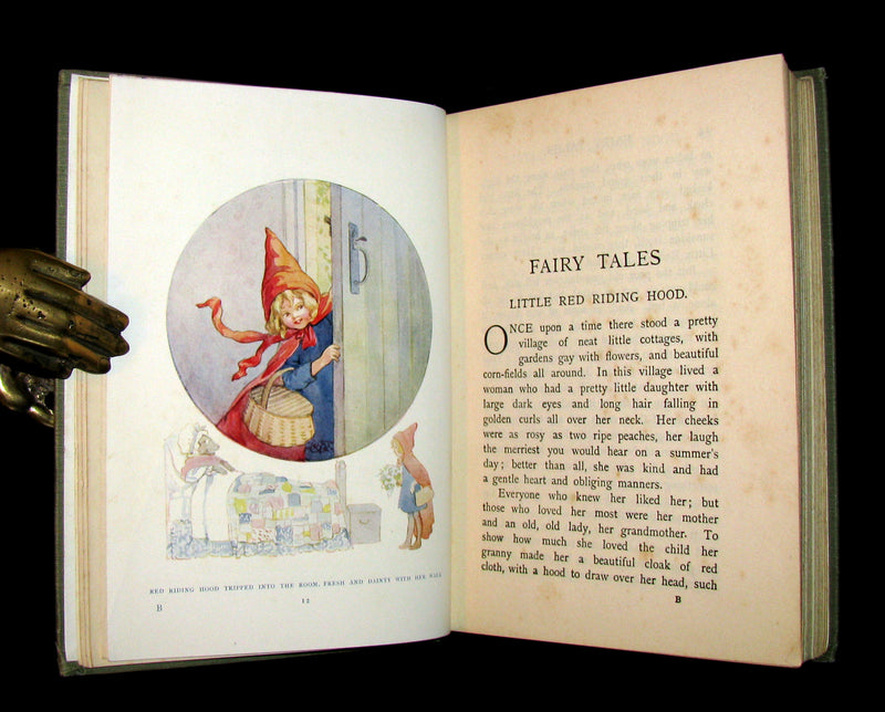 1922 Rare Book -  FAIRY TALES with 48 Coloured Plates By Margaret W. Tarrant.