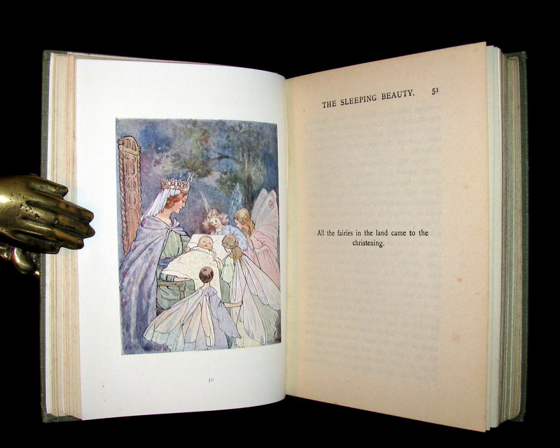 1922 Rare Book -  FAIRY TALES with 48 Coloured Plates By Margaret W. Tarrant.