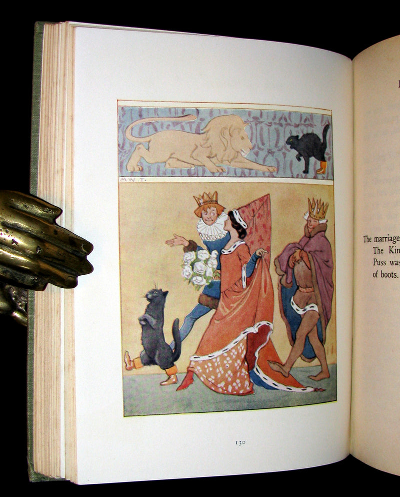 1922 Rare Book -  FAIRY TALES with 48 Coloured Plates By Margaret W. Tarrant.